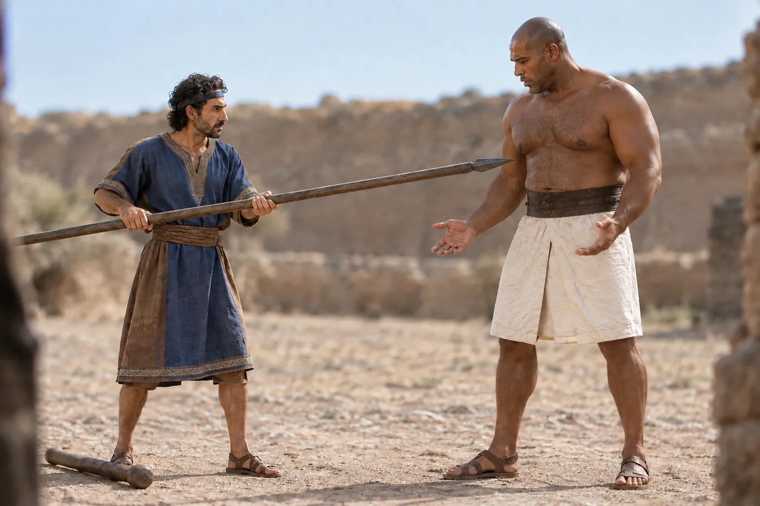 Benaiah Takes the Egyptian’s Spear (2 Samuel 23:20–23)