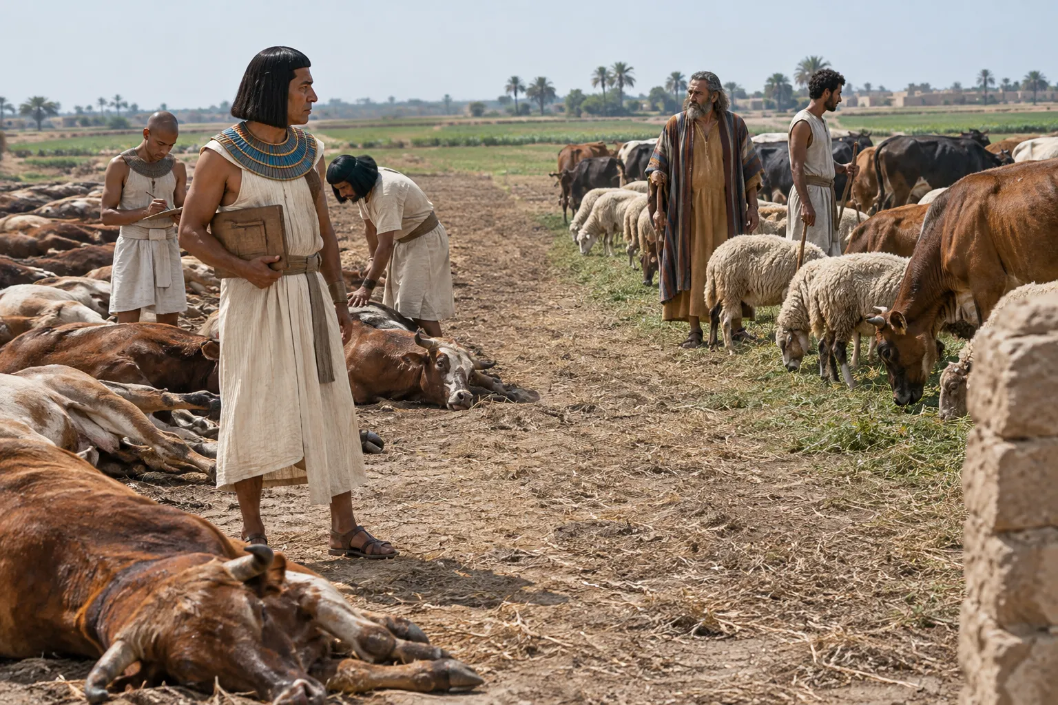 The Herds Set Apart (Exodus 9:6–7)