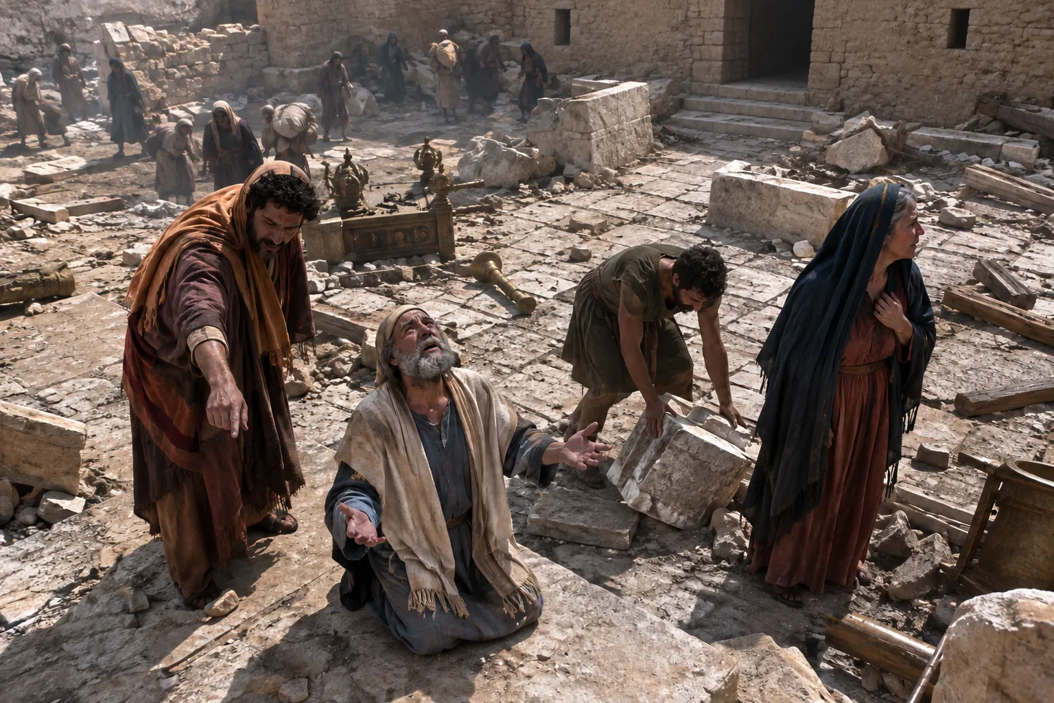 Our enemies have trampled Your sanctuary (Isaiah 63:15–19)