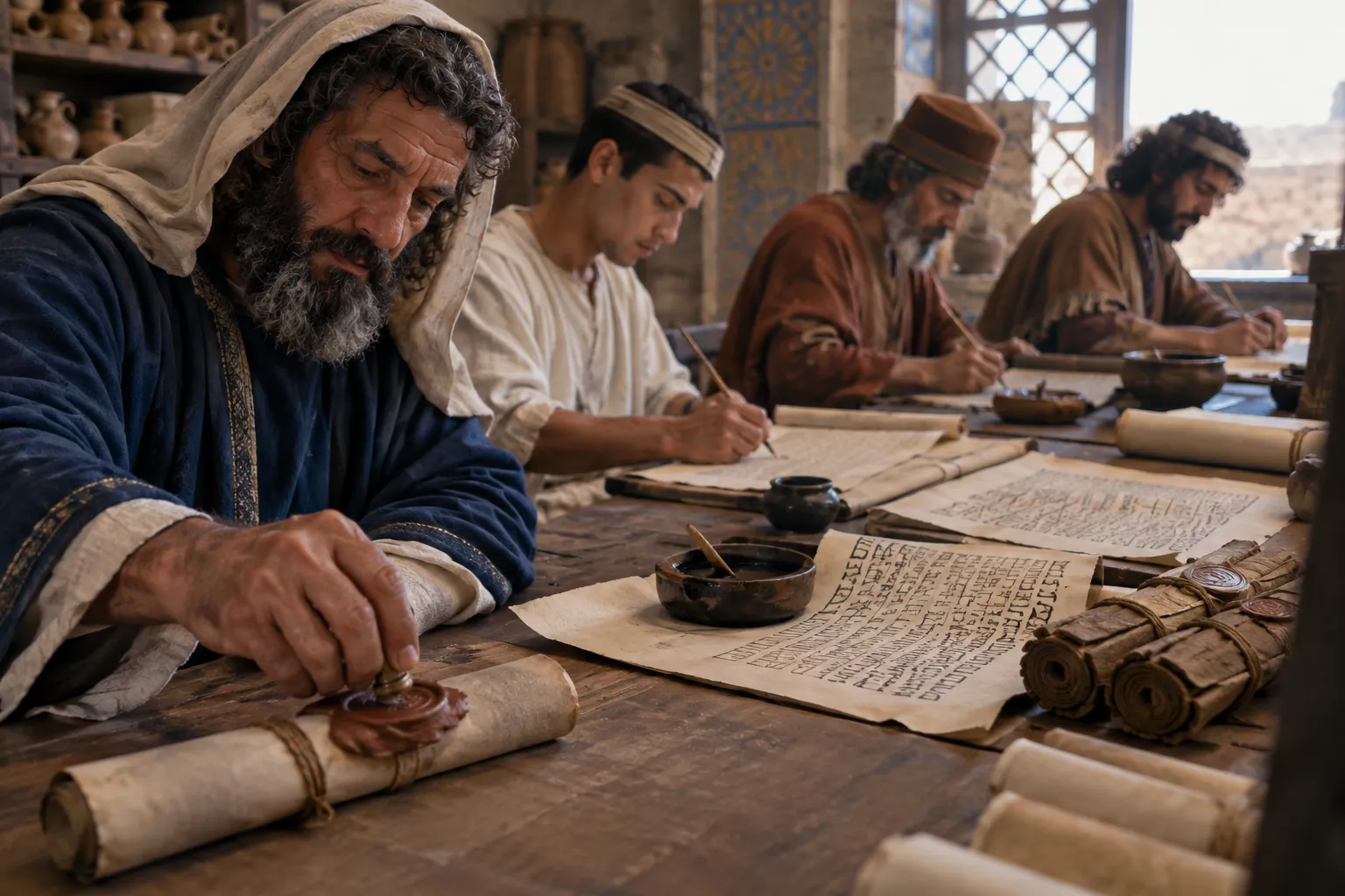 The Royal Scribes Seal the Edict (Esther 3:12–14)