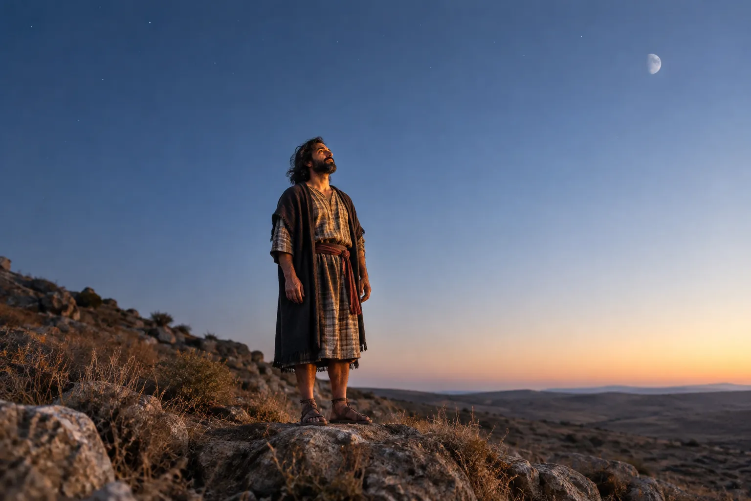Man Beneath the Pale Heavens (Job 25:2–6)