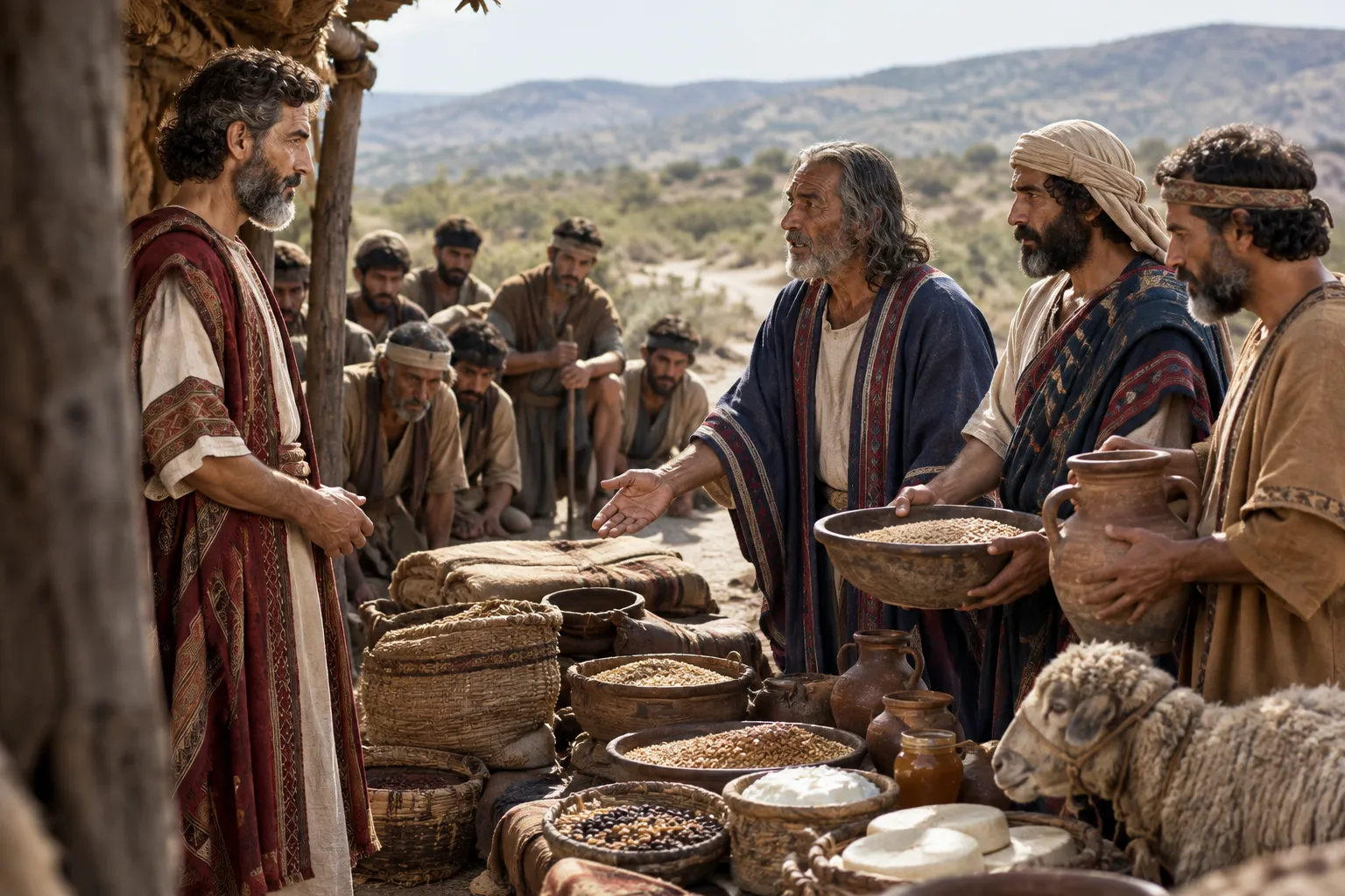 Provisions for David at Mahanaim (2 Samuel 17:27–29)