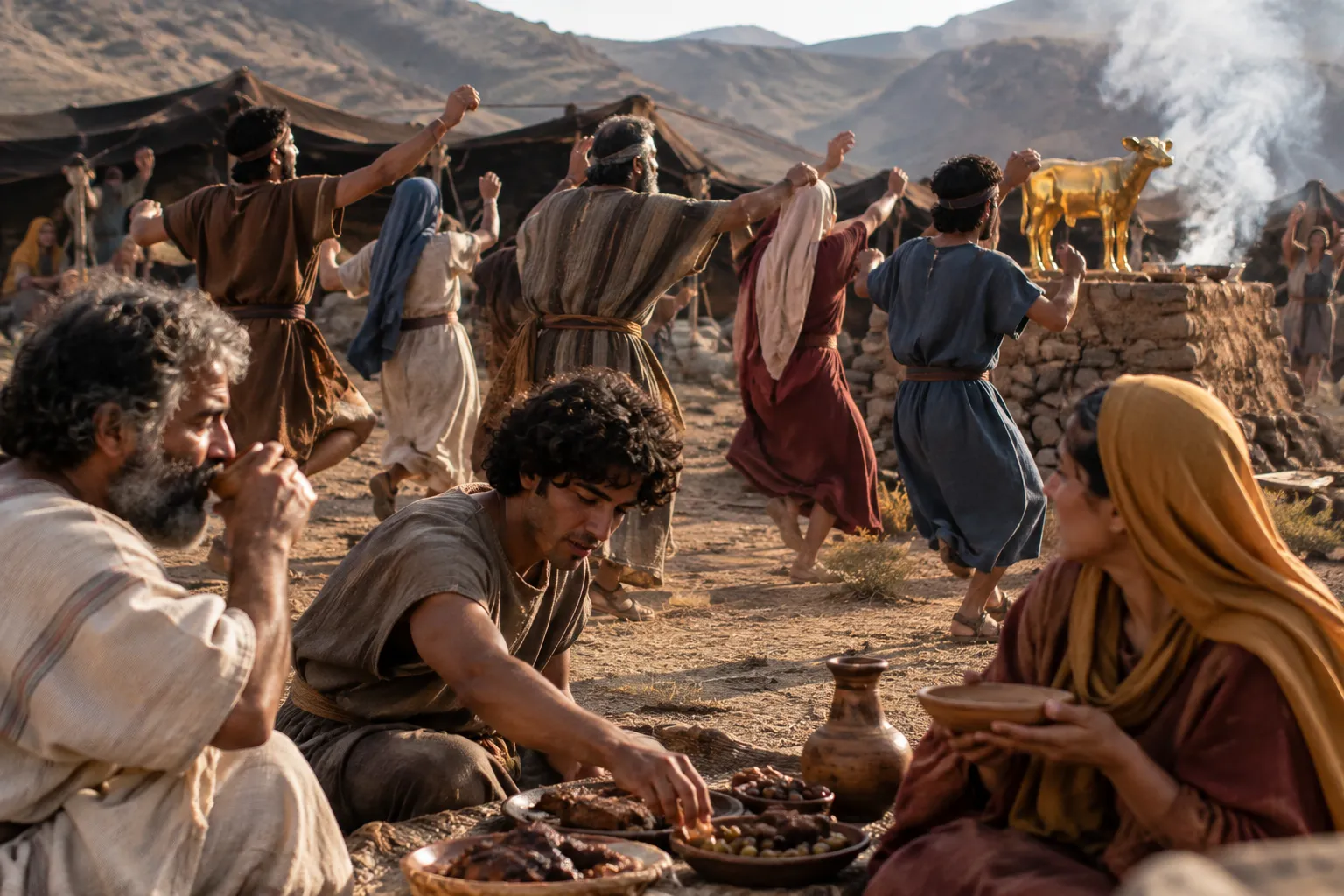 Feast Around the Calf (Exodus 32:5–6)
