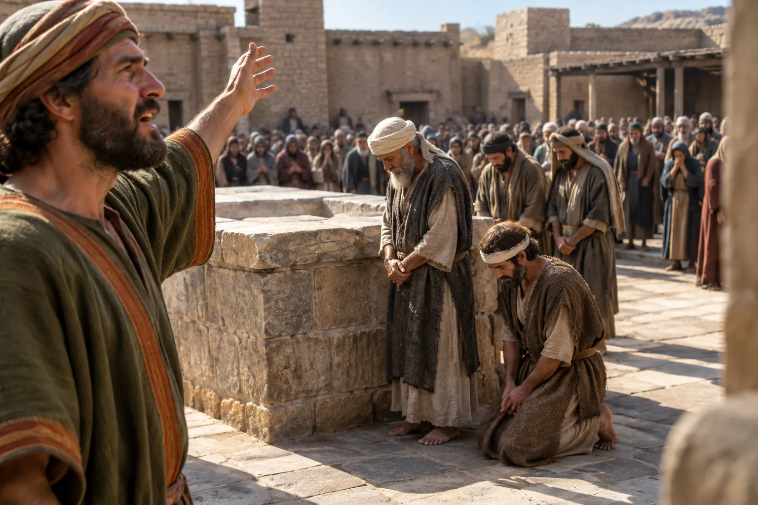 Consecrate a fast and gather the people (Joel 1:13–16)