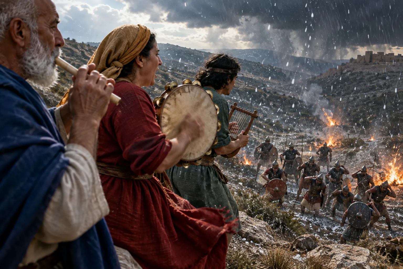 The voice over Assyria (Isaiah 30:29–32)