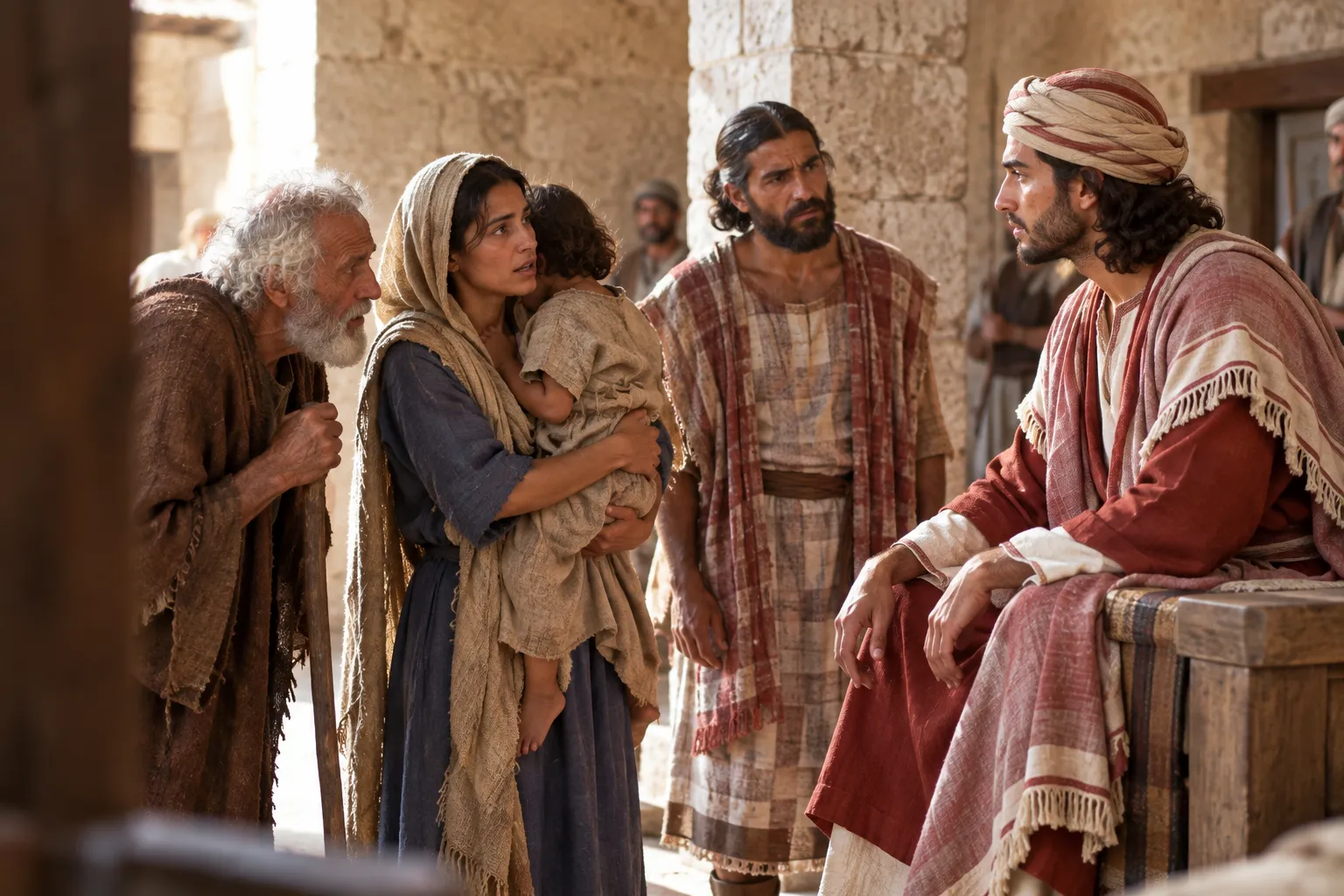 The king judges the afflicted (Psalms 72:1–4)