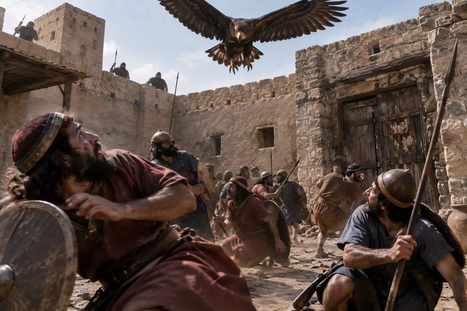 The Eagle Spreads Its Wings Against Moab (Jeremiah 48:40–42)