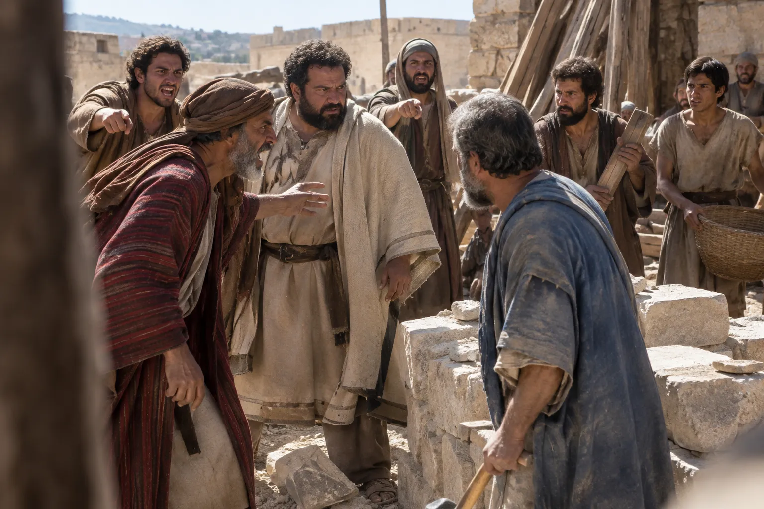 The Builders Intimidated (Ezra 4:4–5)