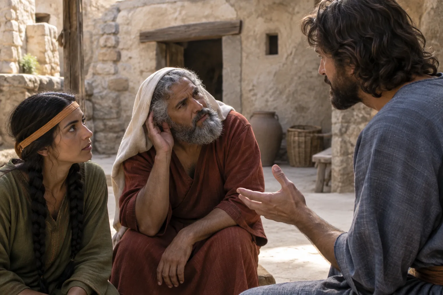 Eyes attentive, ears listening, speech made clear (Isaiah 32:3–4)