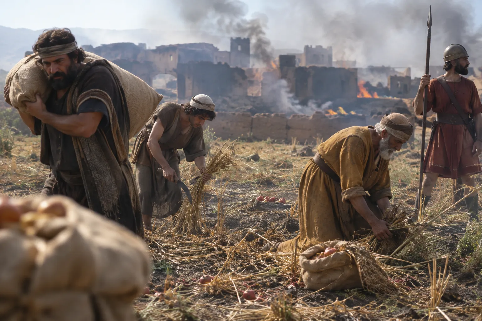 The land laid waste (Isaiah 1:7–8)
