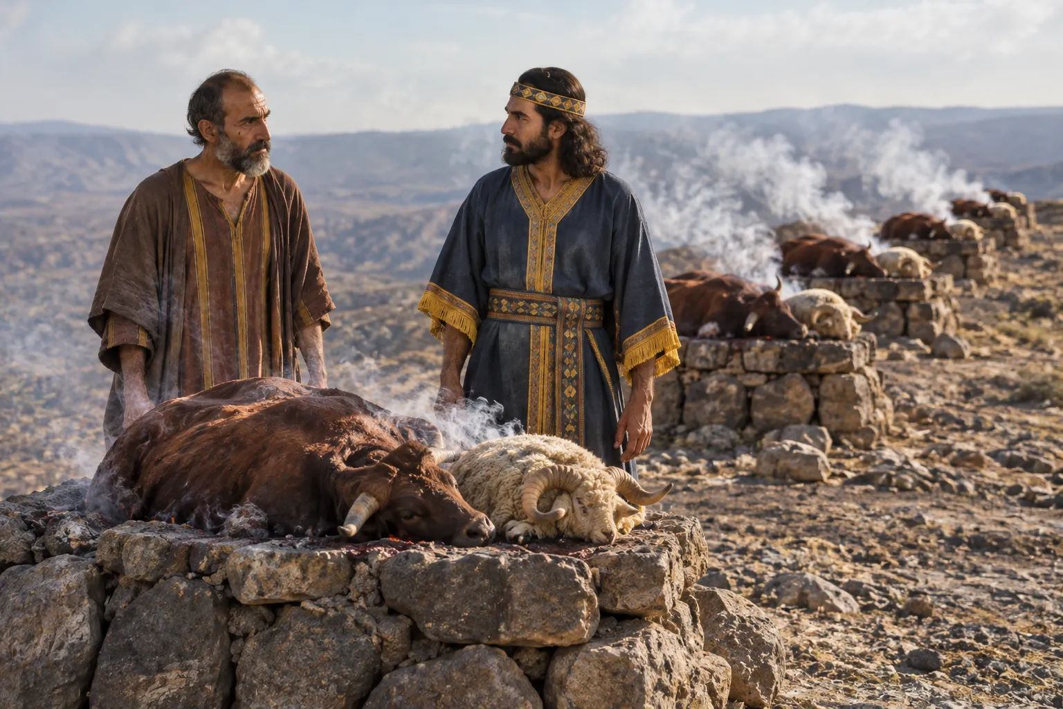 Seven Offerings on the Height (Numbers 23:1–2)