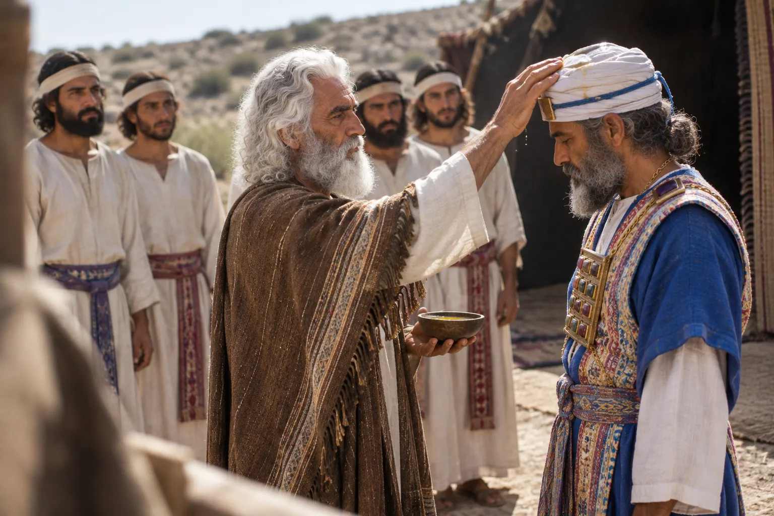 Aaron and his sons consecrated (Exodus 28:39–43)