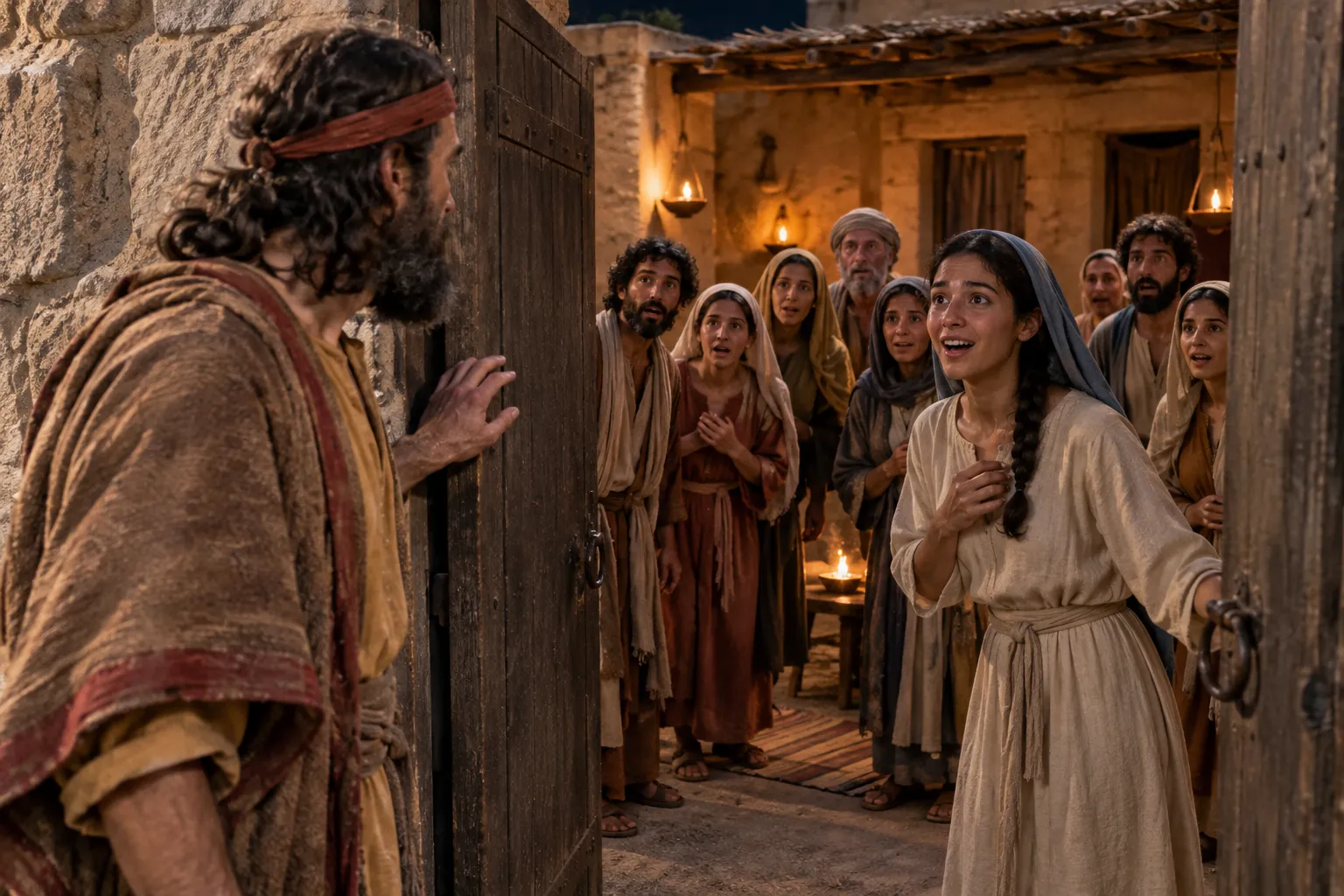 Peter at the Open Gate (Acts 12:13–16)