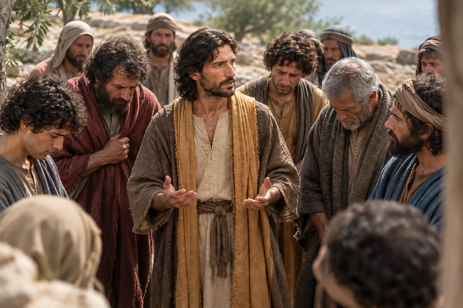 The disciples grieve at Jesus’ prediction (Matthew 17:22–23)
