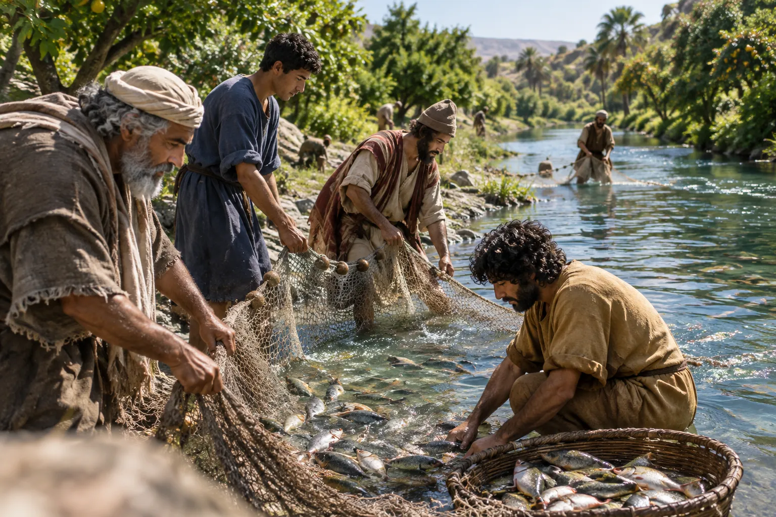 Life wherever the river flows (Ezekiel 47:7–12)