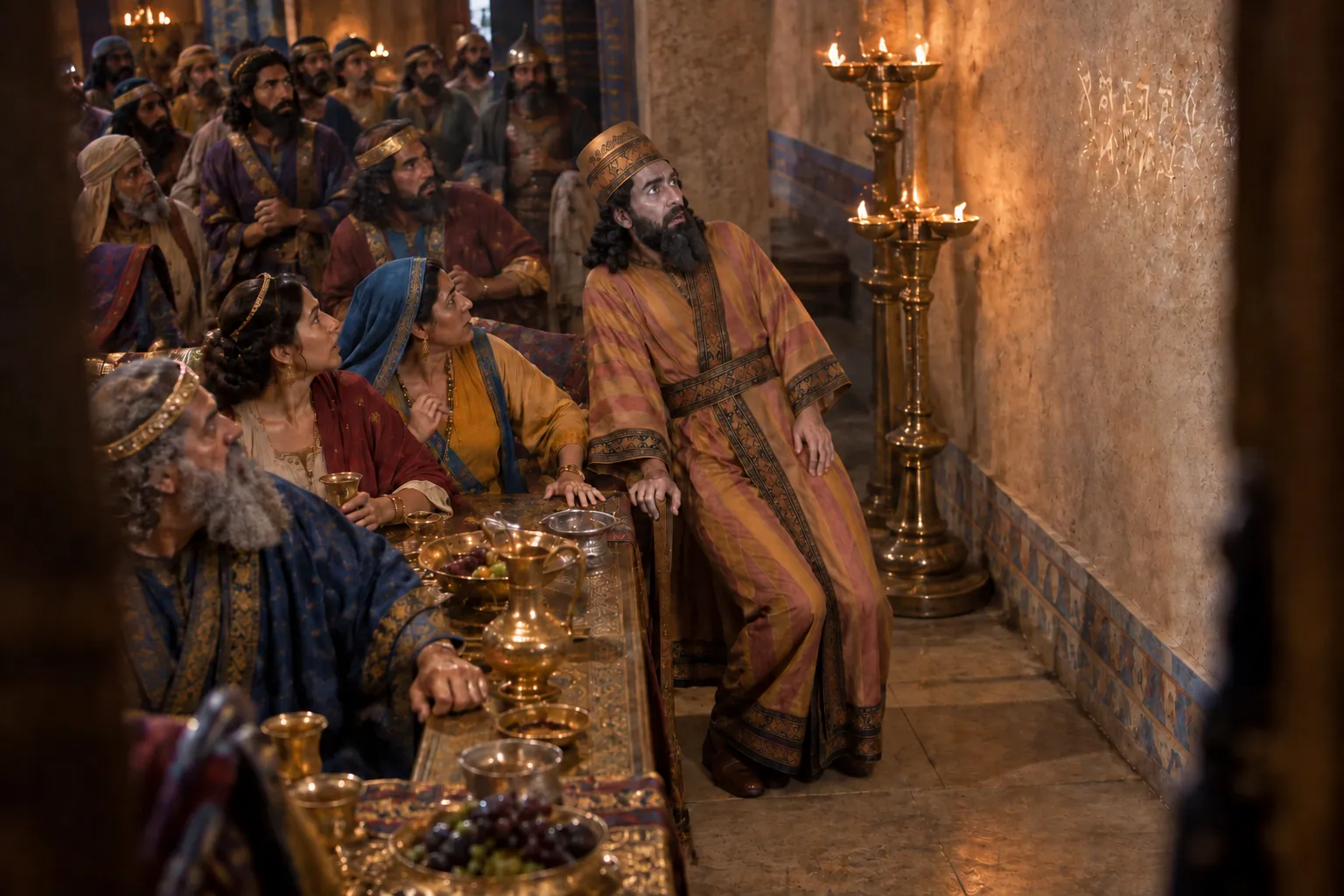 The Hand Writes on the Wall (Daniel 5:5–6)