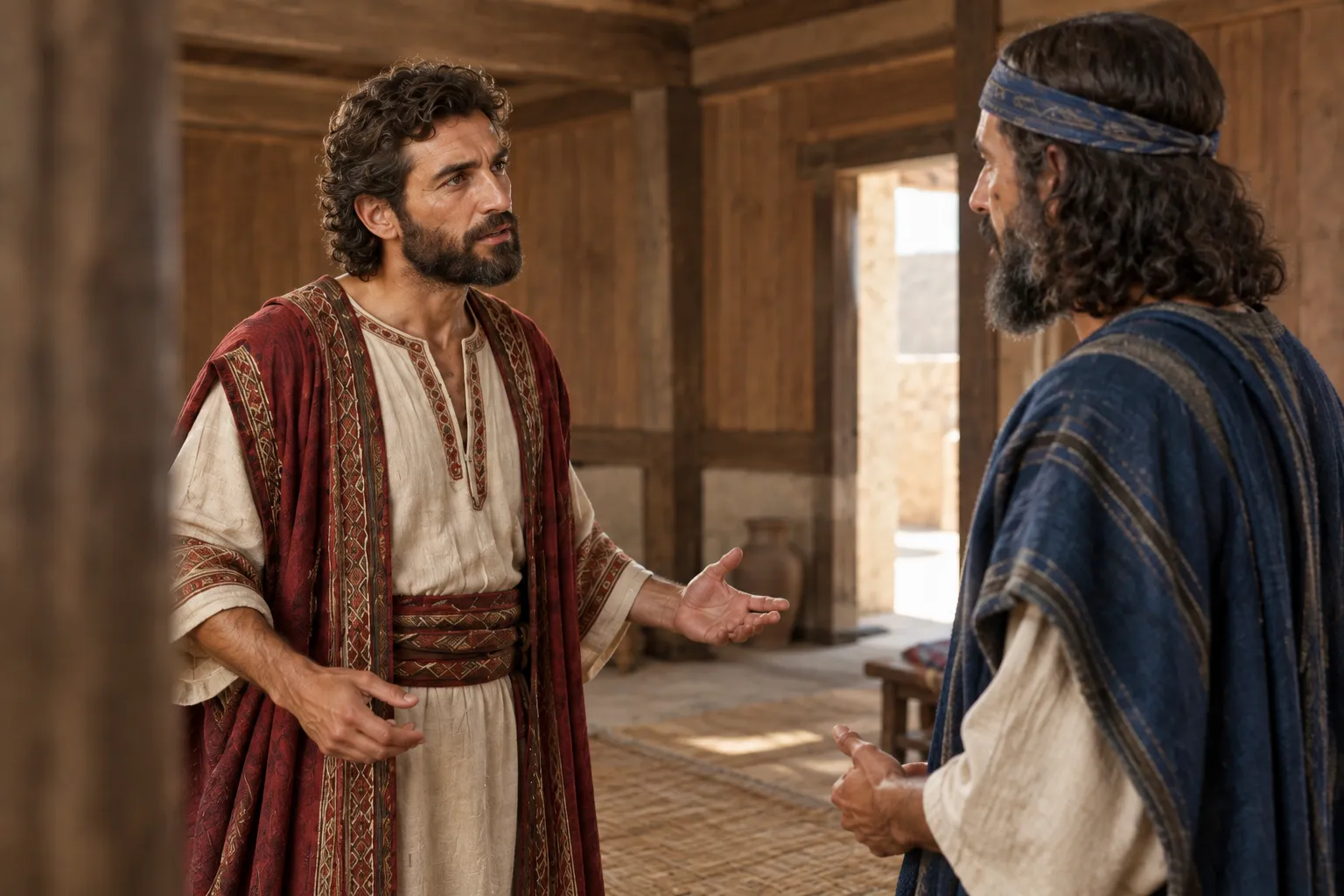 David Speaks with Nathan in the Cedar Palace (2 Samuel 7:1–3)