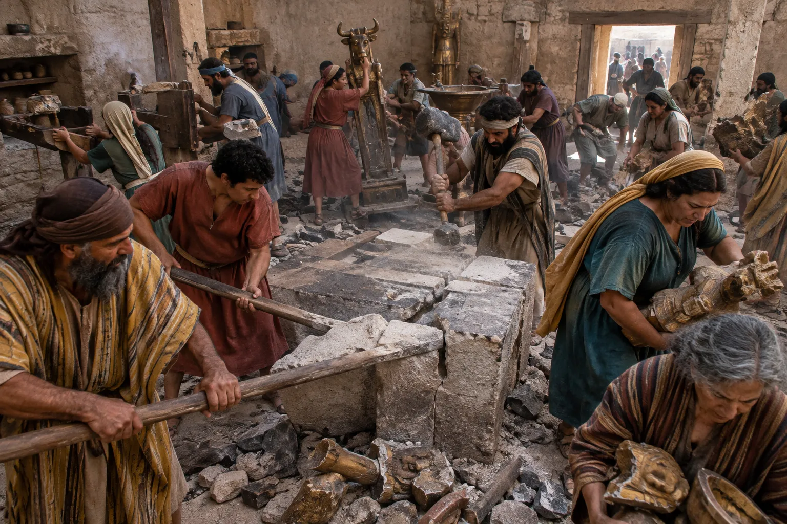 The Baal Sanctuary Torn Down (2 Kings 11:18)