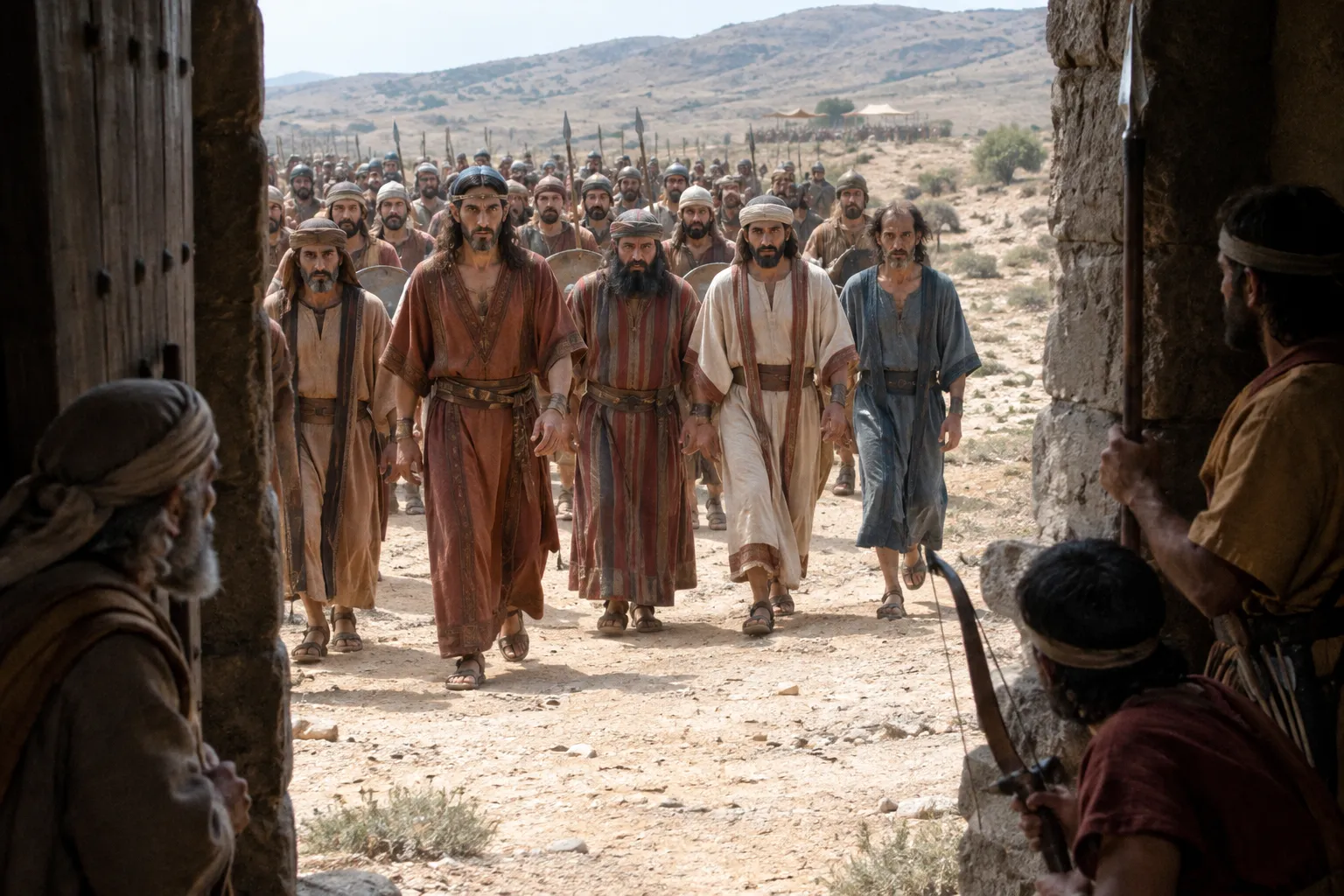 The Five Kings Attack Gibeon (Joshua 10:5)