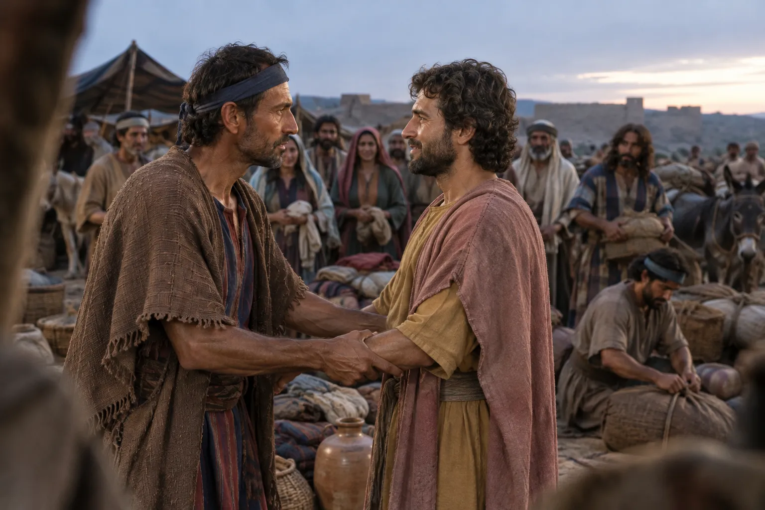 Abram recovers Lot and the captives (Genesis 14:16)