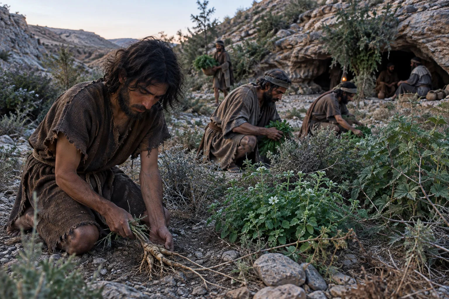 Outcasts Foraging in the Wadi (Job 30:3–8)