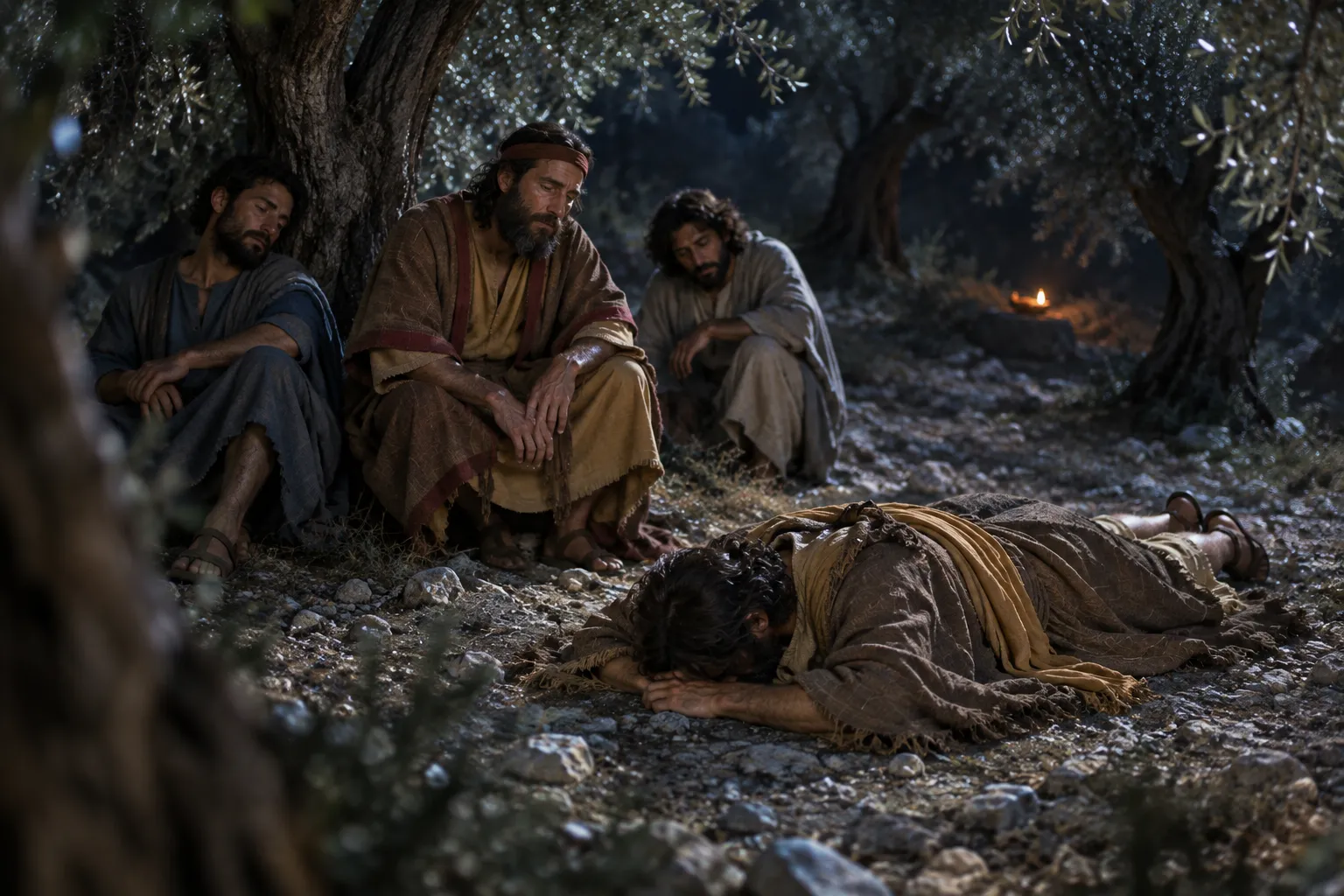 Prayer in Gethsemane (Matthew 26:36–40)