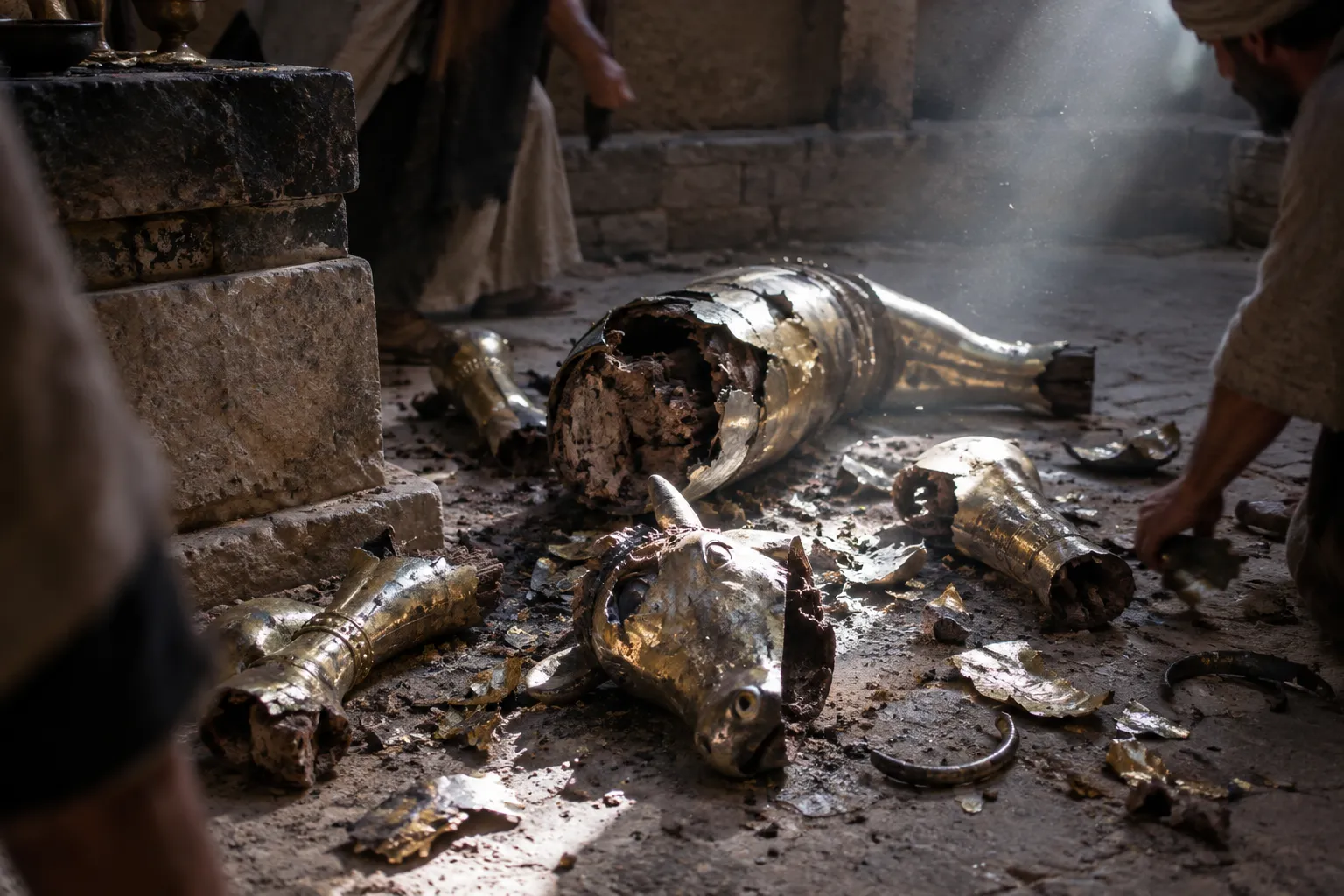 The calf of Samaria in pieces (Hosea 8:5–6)