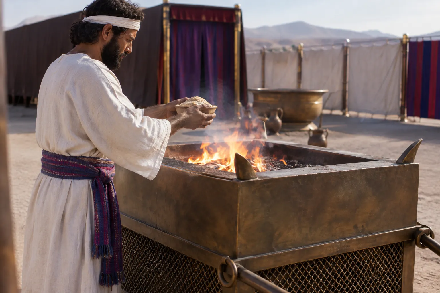 The Priest Presents the Food Offering (Leviticus 21:6–8)