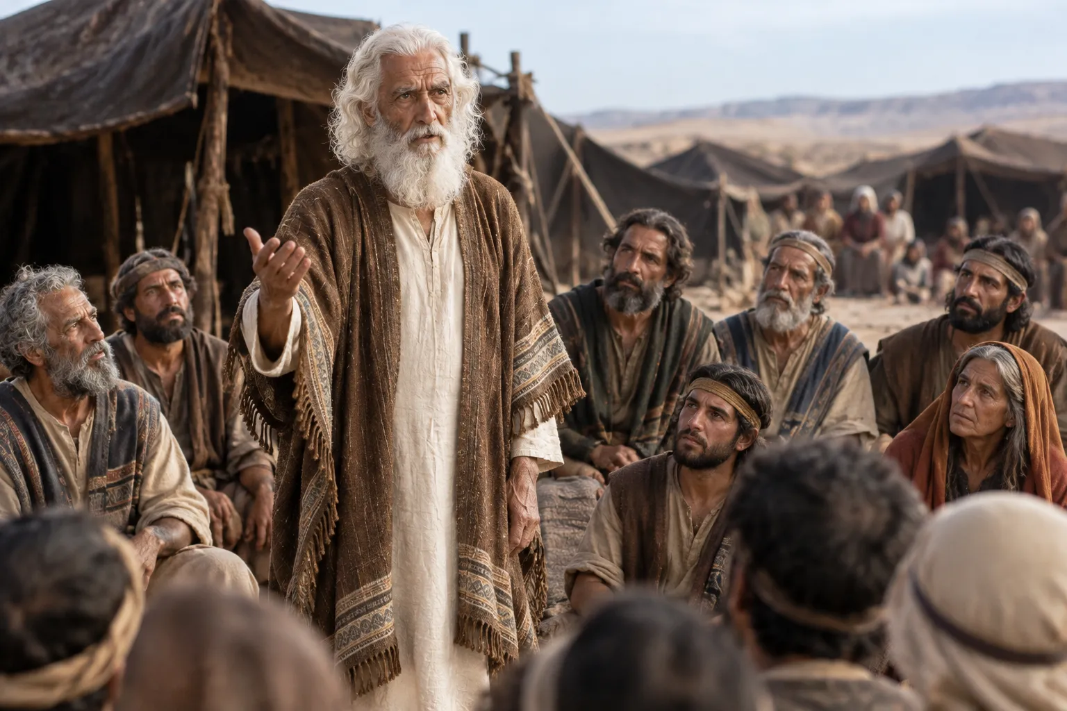 Moses teaches Israel in Moab (Deuteronomy 18:9–22)