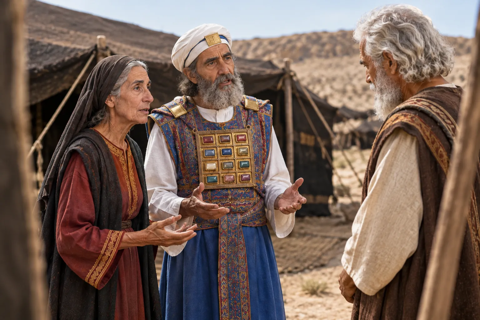 Miriam and Aaron Challenge Moses (Numbers 12:1–3)