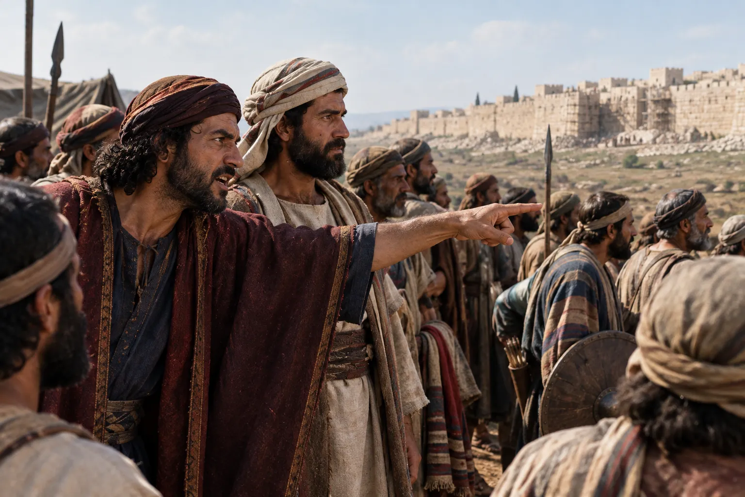 The enemies conspire against Jerusalem (Nehemiah 4:7–8)