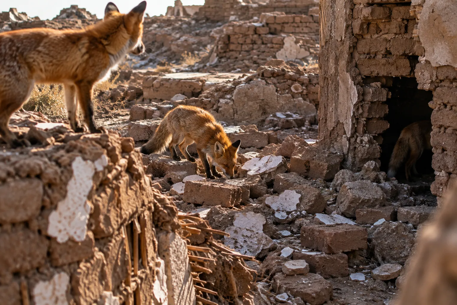 Foxes Among the Ruins (Ezekiel 13:4–5)