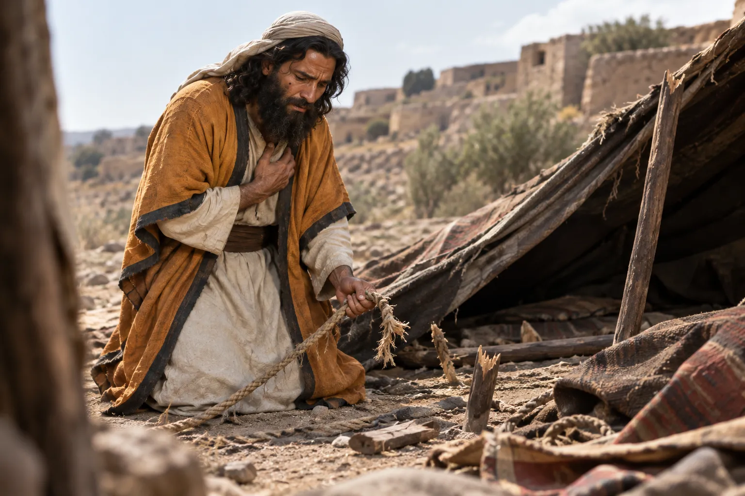 My tent is destroyed (Jeremiah 10:19–20)