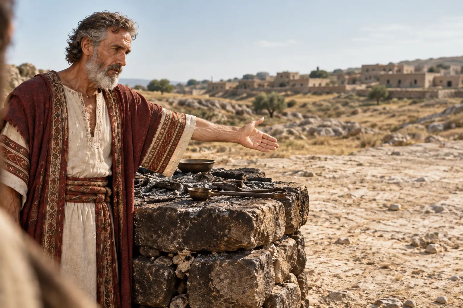 David identifies the place for the house of the LORD (1 Chronicles 22:1)
