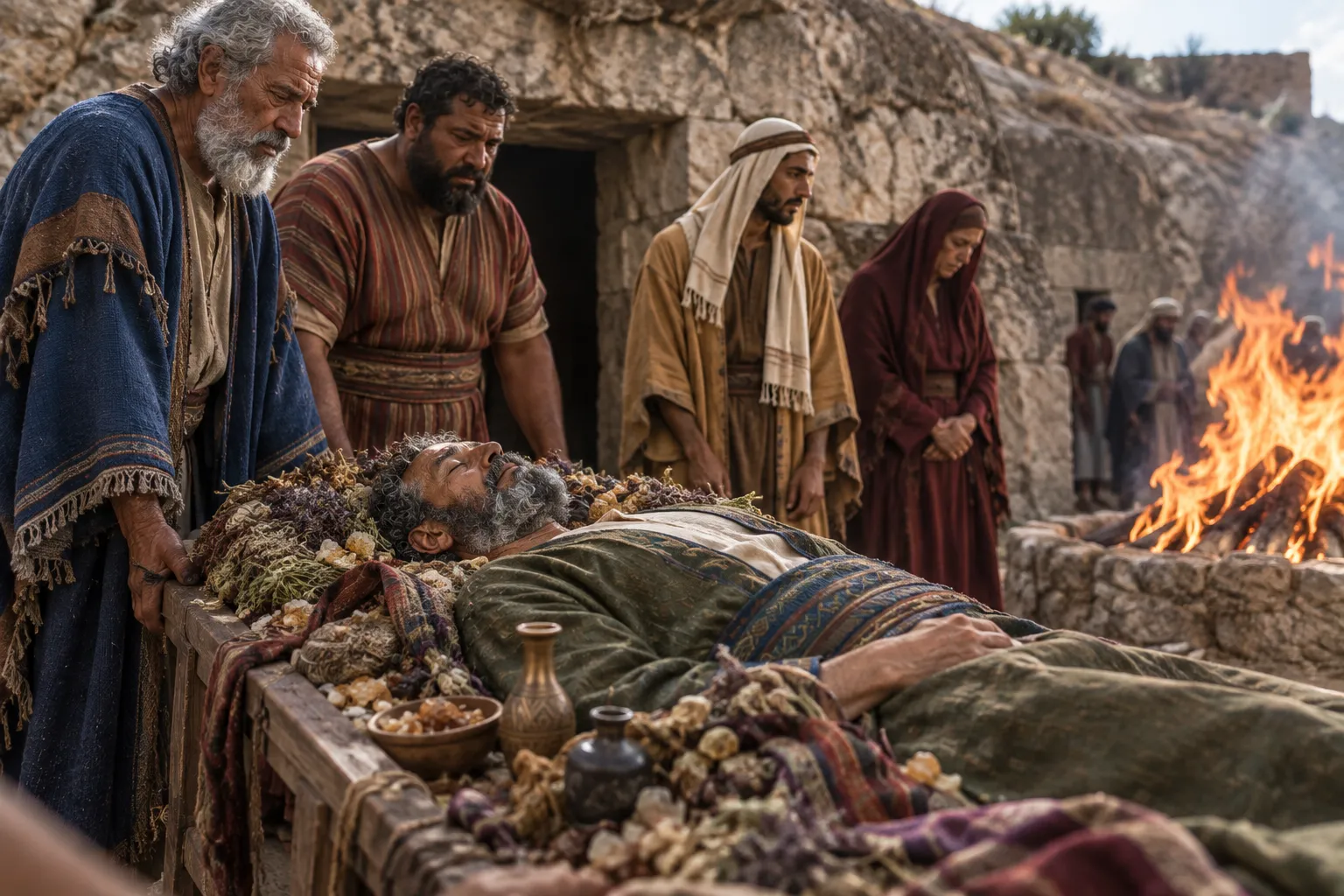 Asa’s Burial and Honor Fire (2 Chronicles 16:13–14)