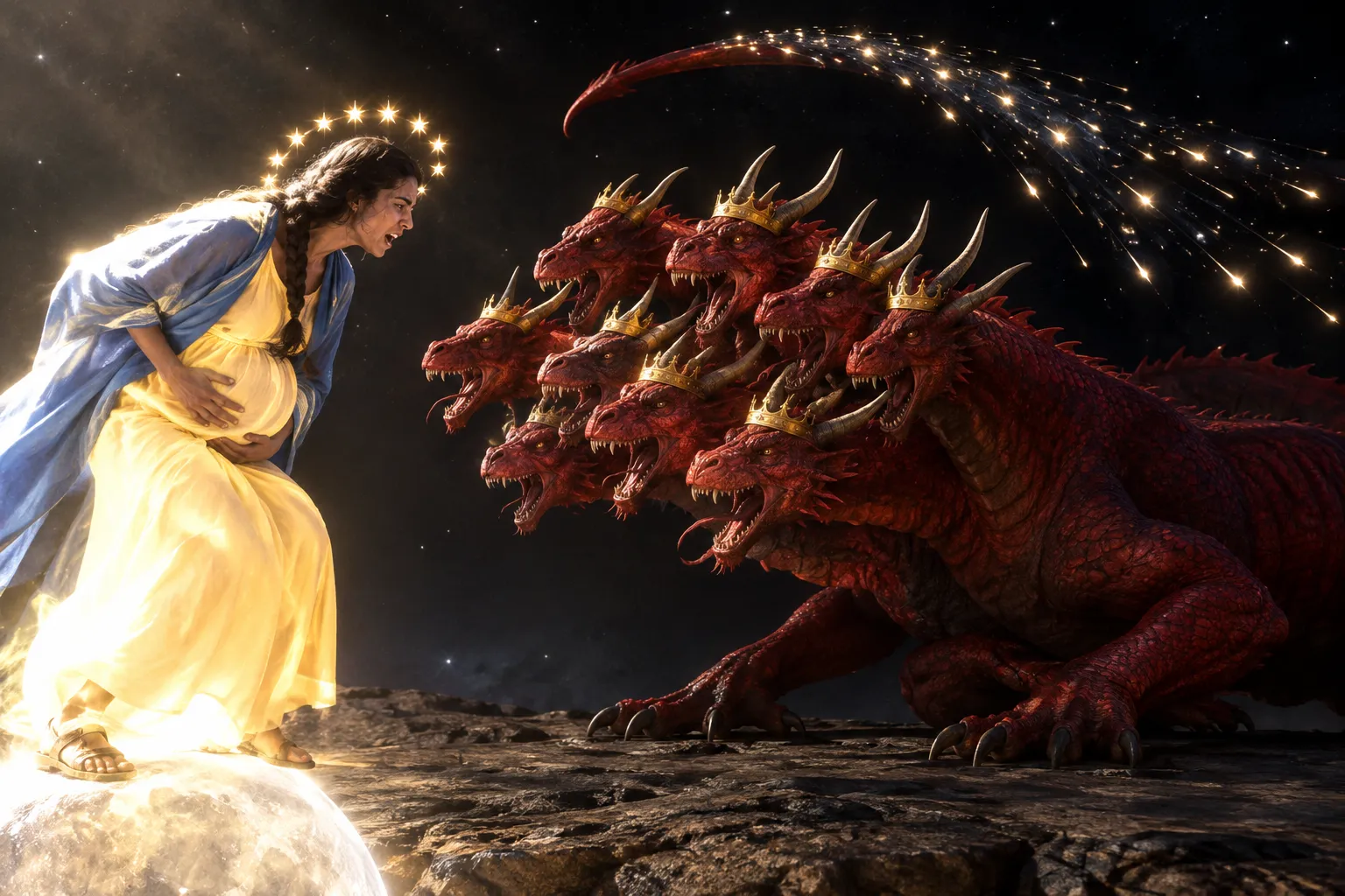 The great sign and the waiting dragon (Revelation 12:1–4)