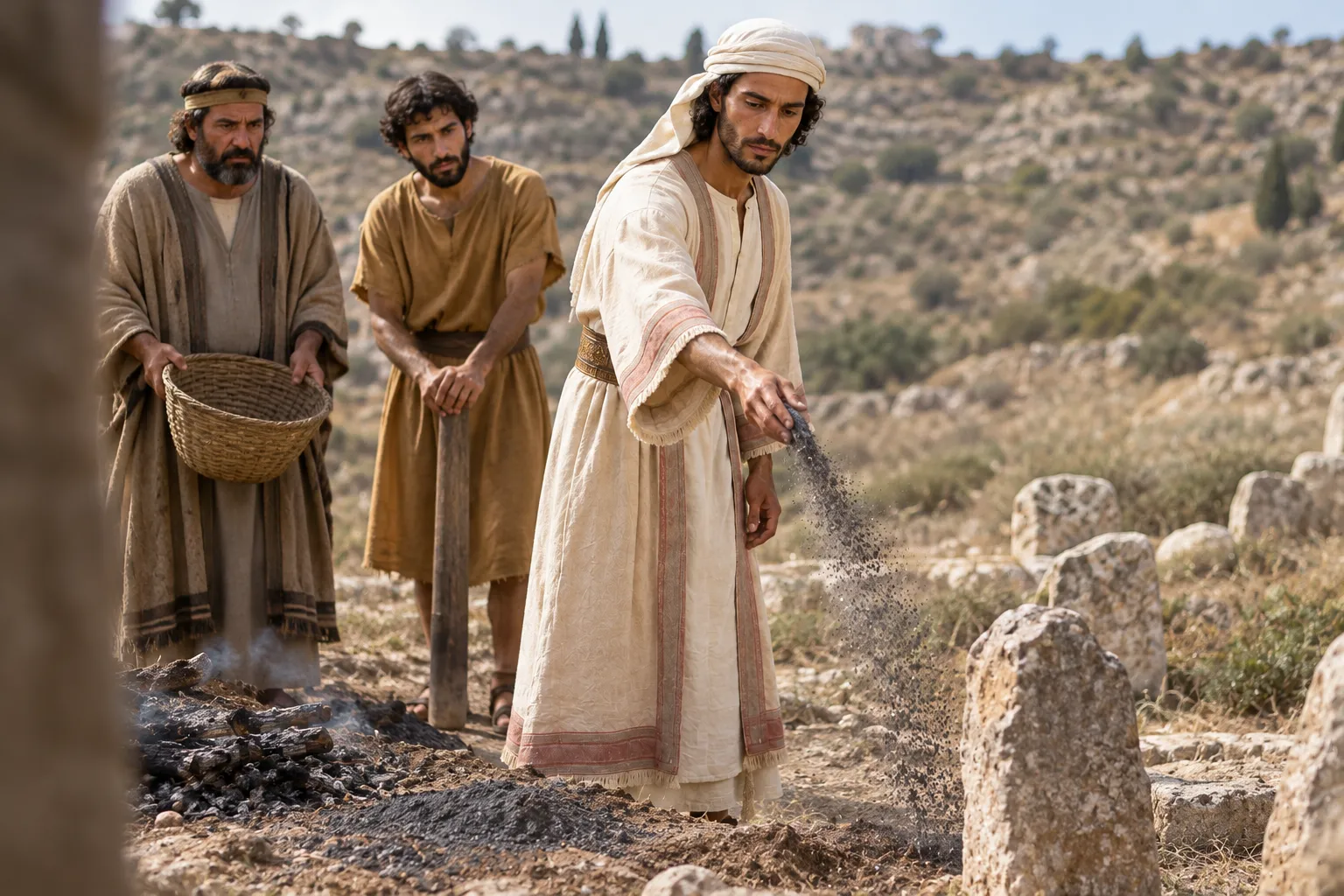 The Asherah pole’s dust cast on graves (2 Kings 23:6)
