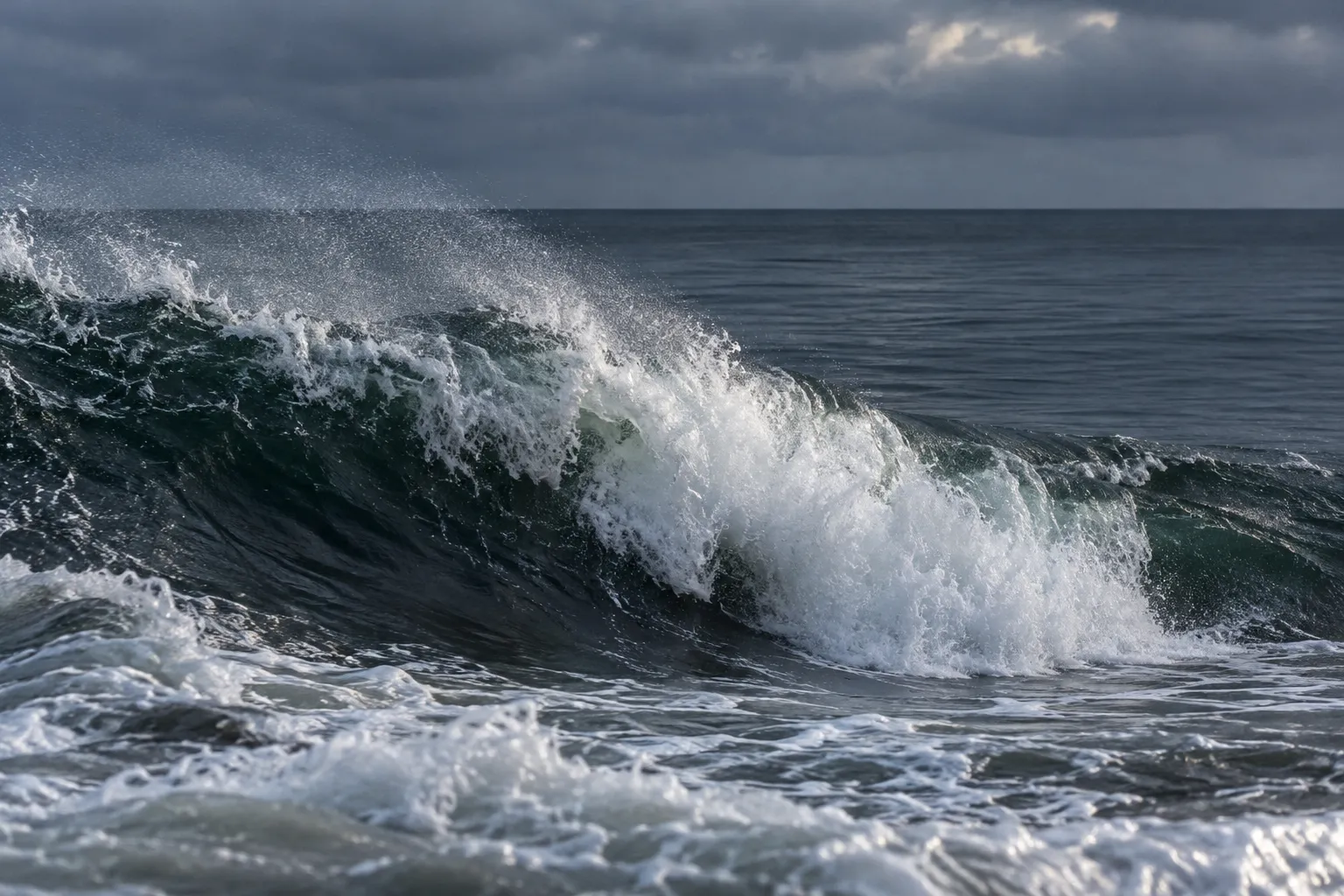 The raging sea falls still (Psalms 89:9–10)