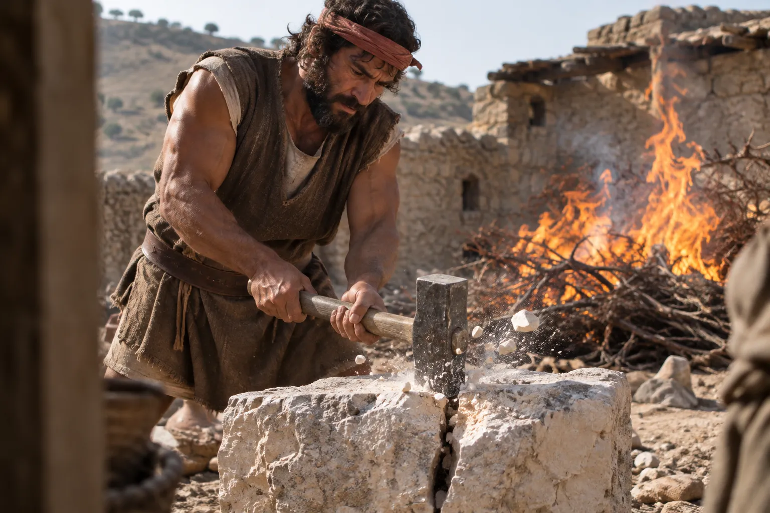 Like fire and a hammer (Jeremiah 23:29)