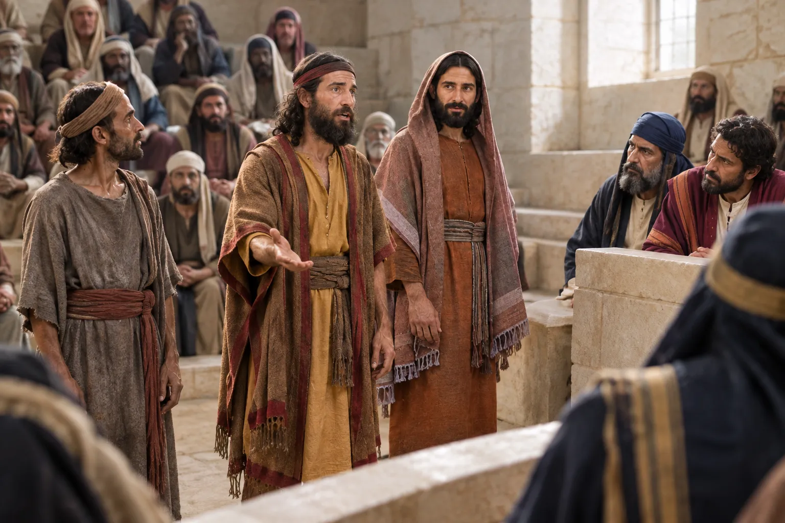 Peter answers the council (Acts 4:5–14)