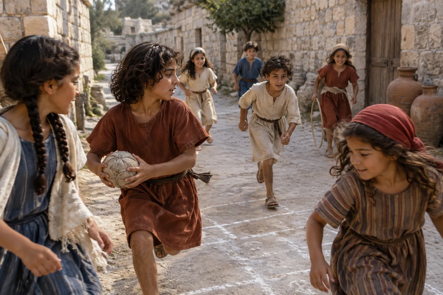 Children fill the streets (Zechariah 8:5)
