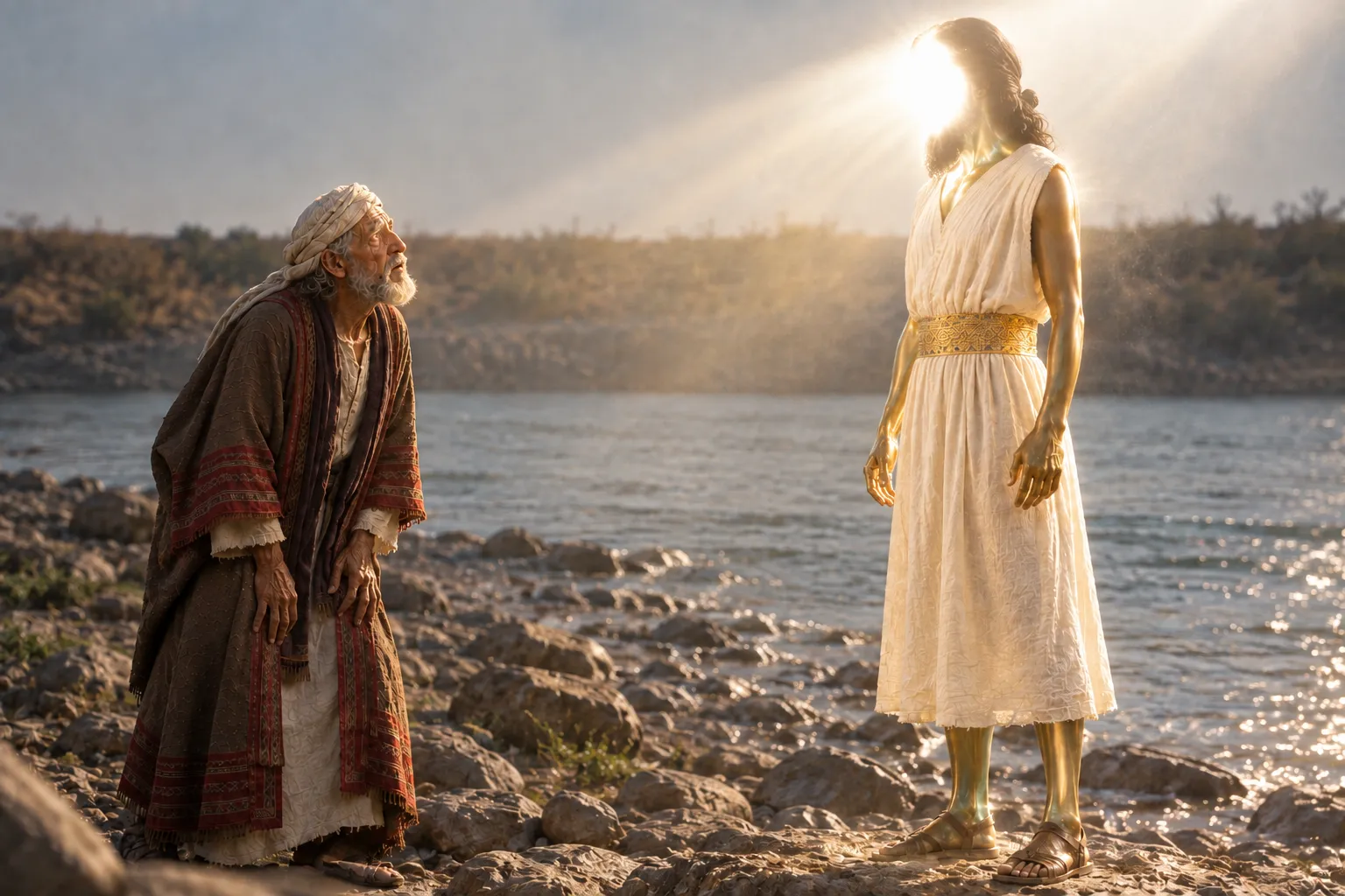 Daniel Beholds the Man in Linen (Daniel 10:4–6)