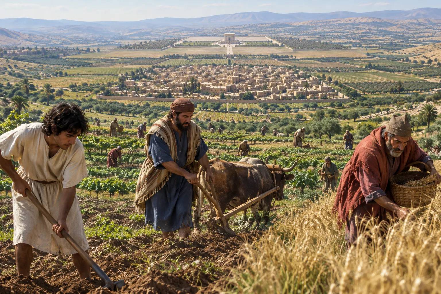 The Holy Portion and the City’s Fields (Ezekiel 48:8–22)