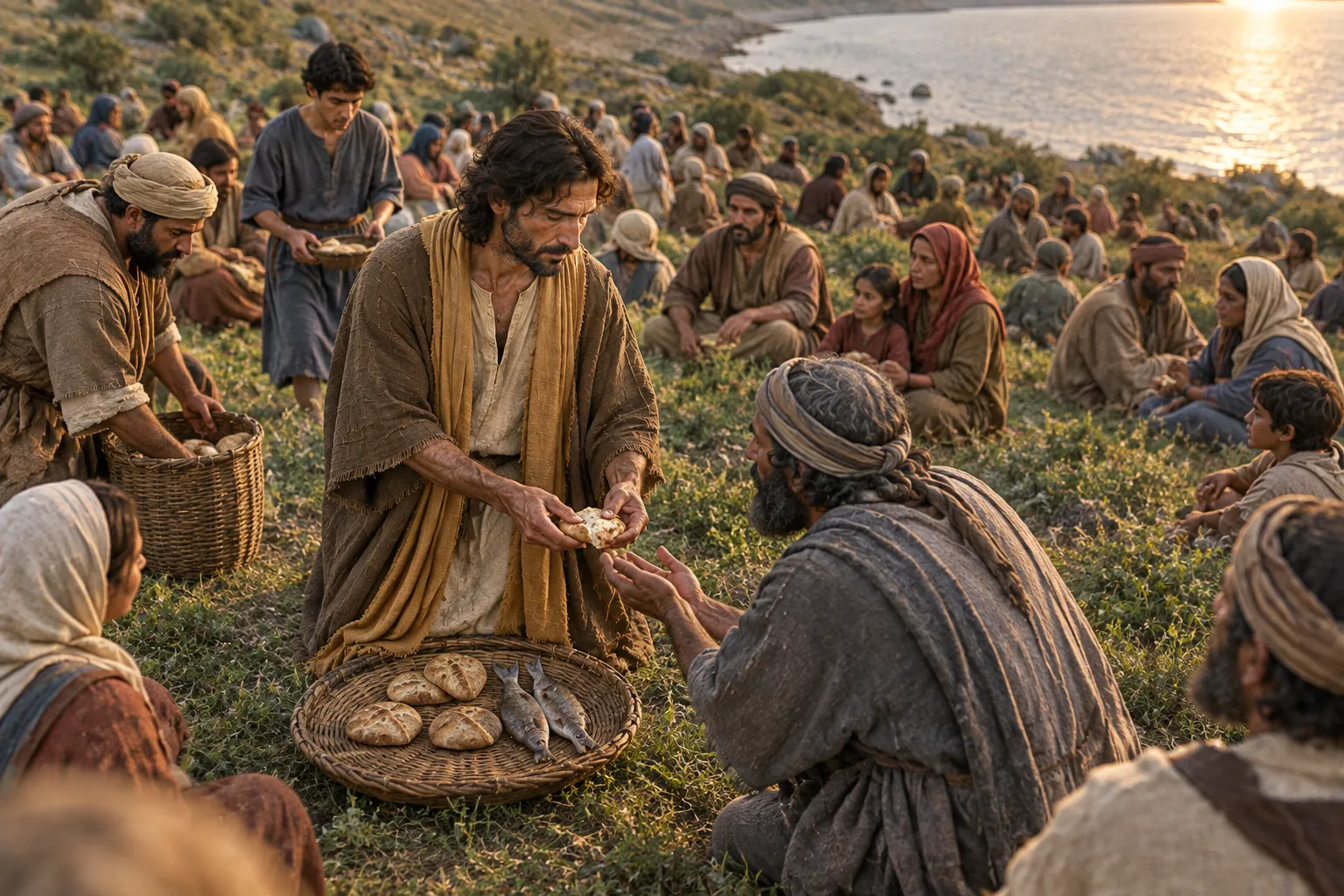 Bread for the crowd (Matthew 14:19–20)