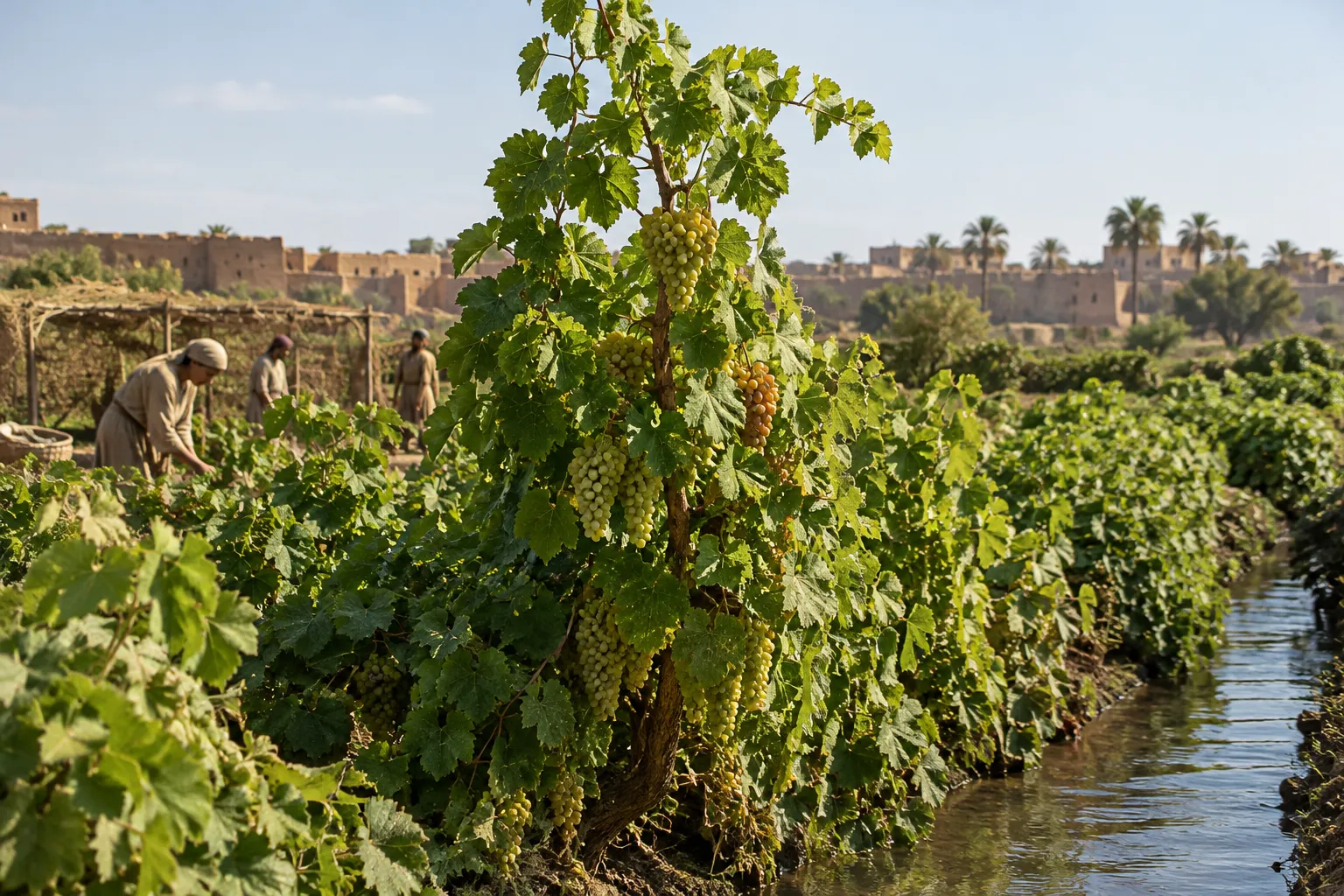 The vine beside abundant waters (Ezekiel 19:10–11)