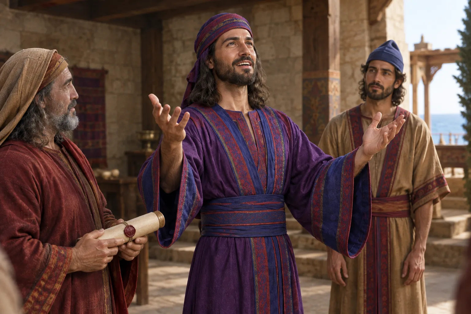 Hiram Rejoices at Solomon’s Message (1 Kings 5:7–12)