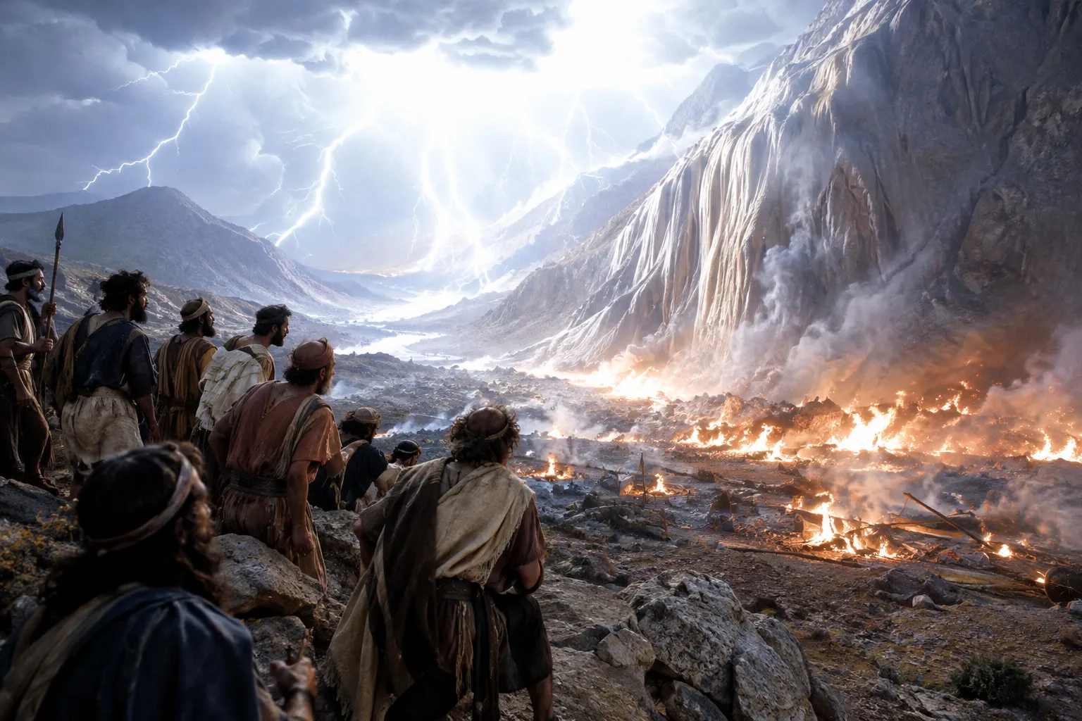Lightning, Fire, and Mountains Like Wax (Psalms 97:3–6)