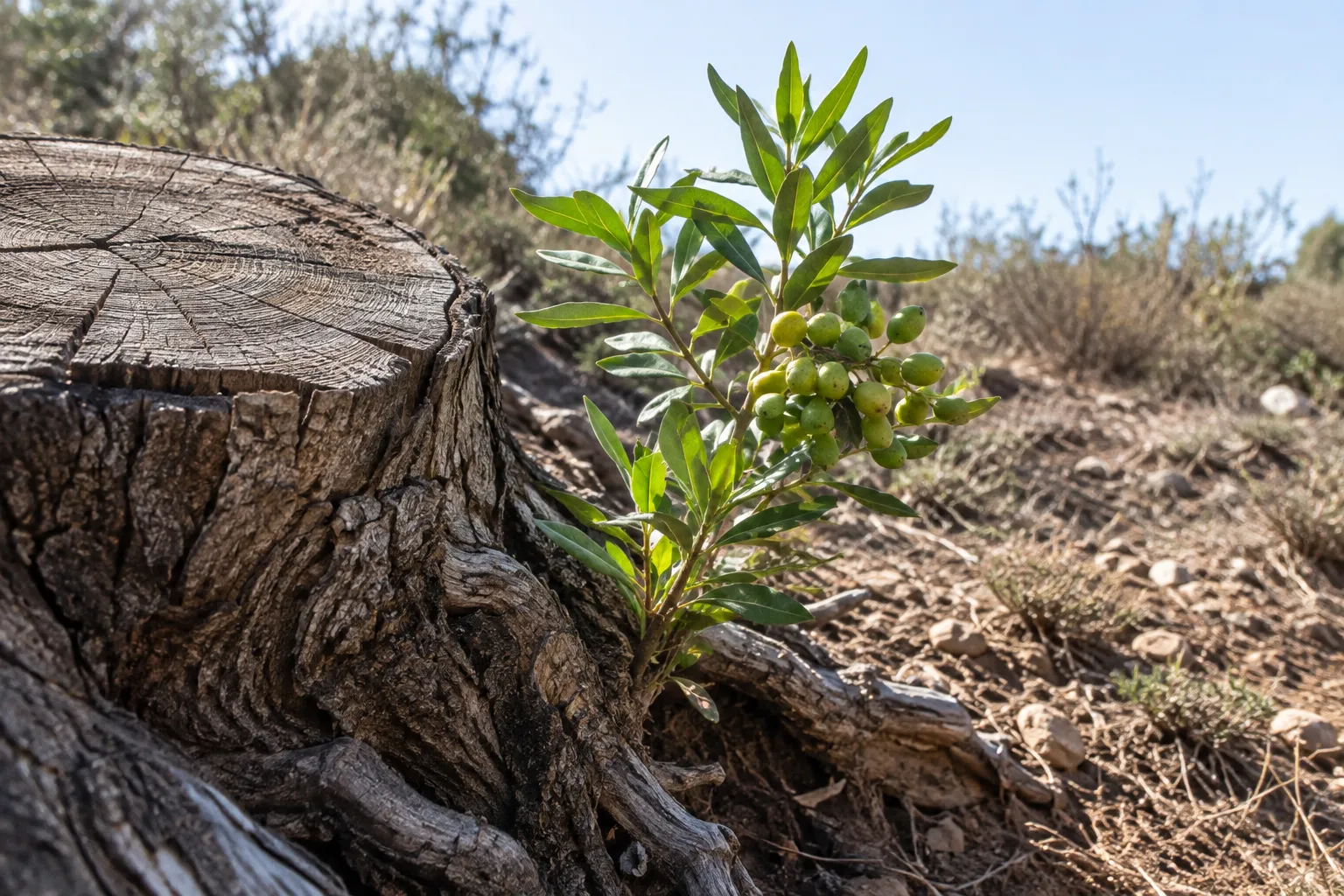 A shoot from Jesse’s stump (Isaiah 11:1)
