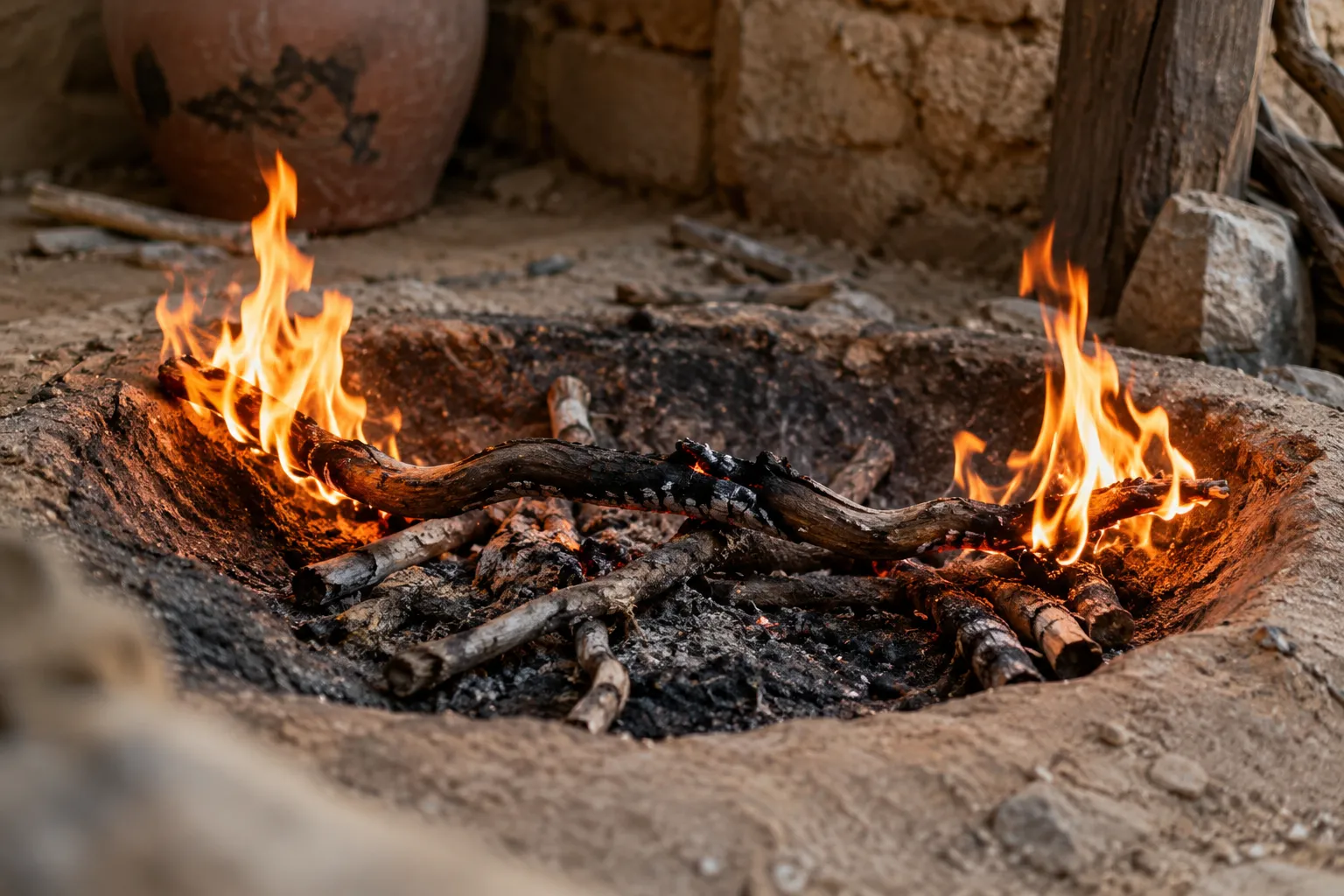 The useless vine wood consumed (Ezekiel 15:2–5)