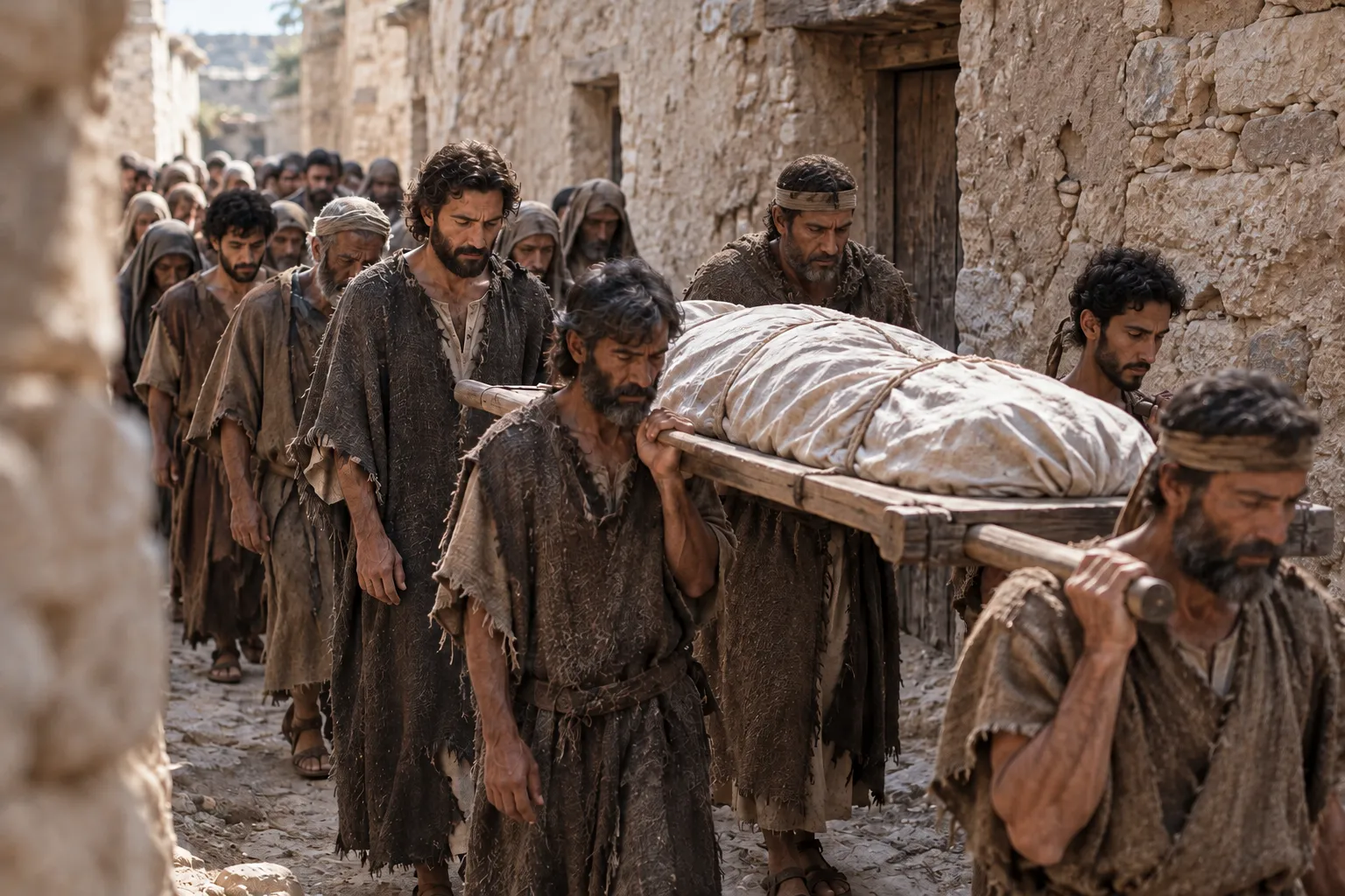 David follows Abner’s bier (2 Samuel 3:31)